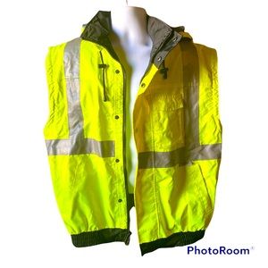 Occulux Small Reflective Bomber Jacket - Sleeveless Lux TJBJ